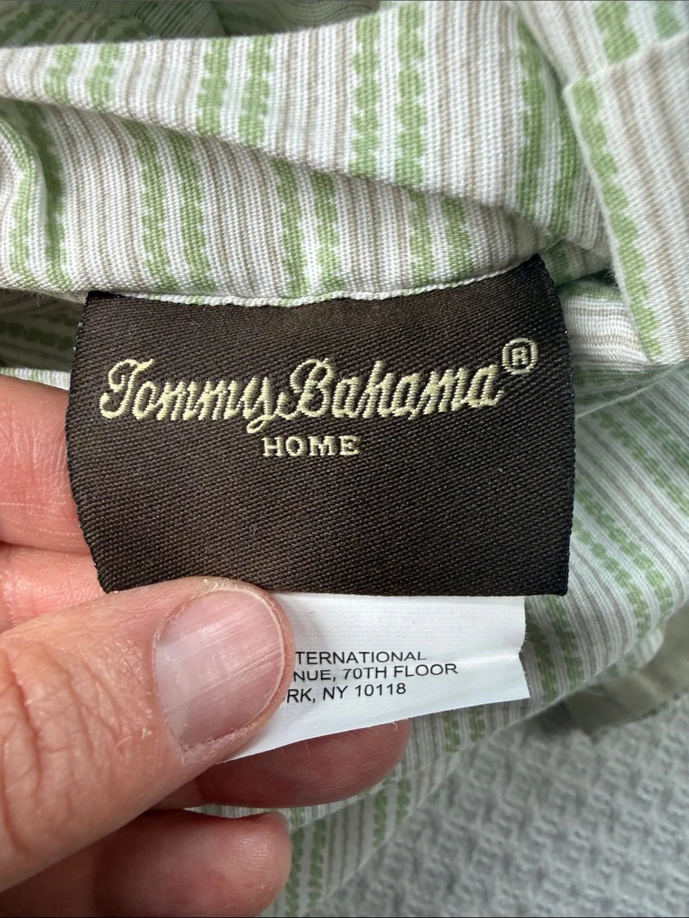 Tommy Bahama Birds of Paradise king duvet cover and two king shams